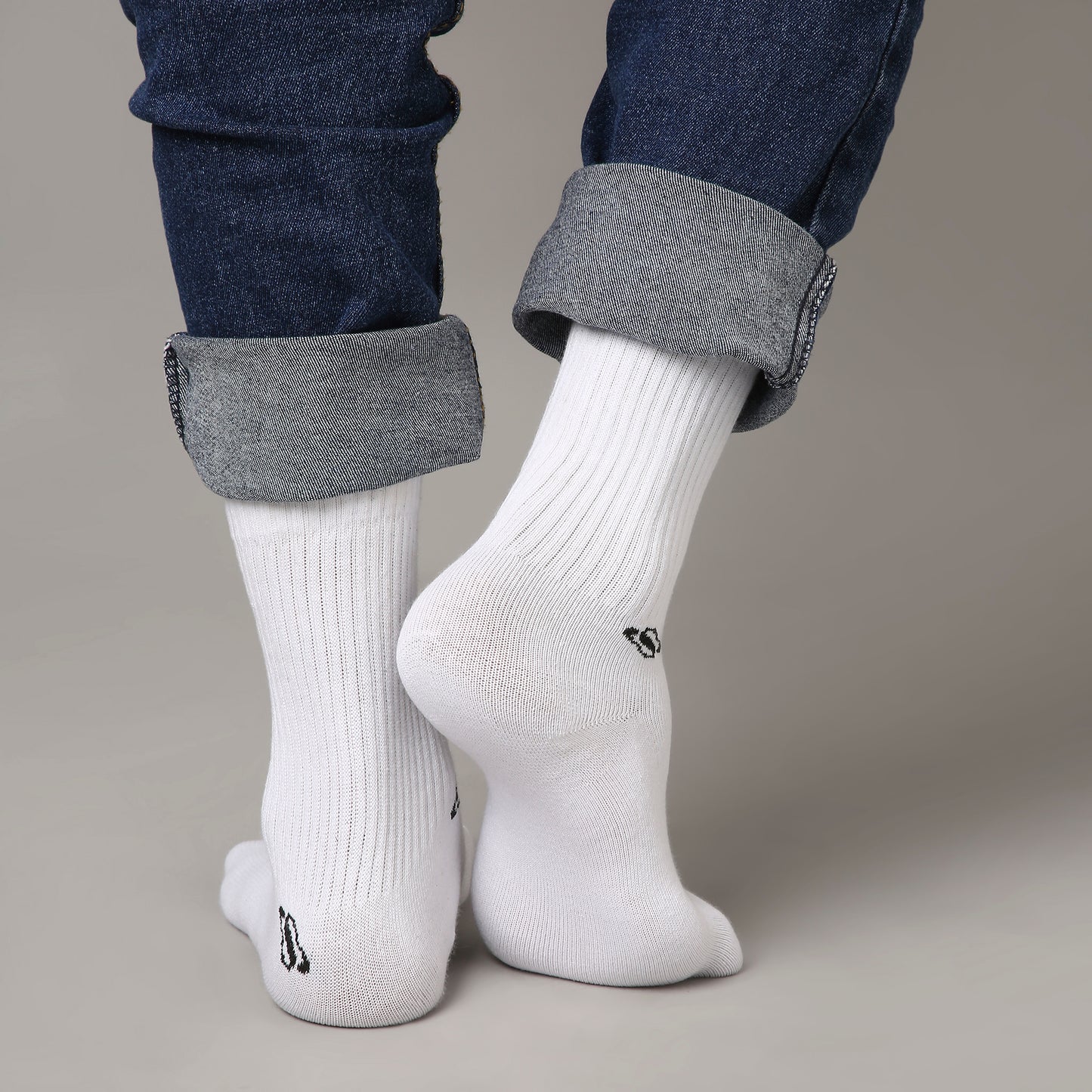 Comet Comfort Crew Socks (White)