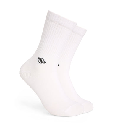 Comet Comfort Crew Socks (White)