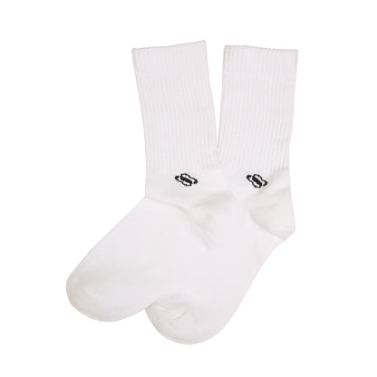 Comet Comfort Crew Socks (White)