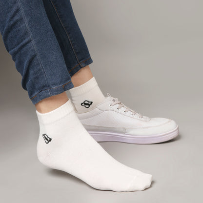 Zenith Essential Ankle Socks (White)